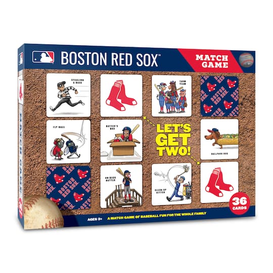 Major League Baseball Licensed Memory Match Game By Youthefan in Boston Red Sox | 2.5" x 2.5" | Michaels®
